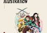 create edgy anime streetwear illustration for clothing brand